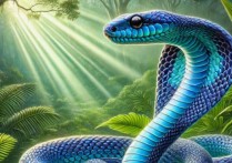 5 個夢見藍蛇的解釋：夢見藍蛇進屋、夢見藍蛇靠近