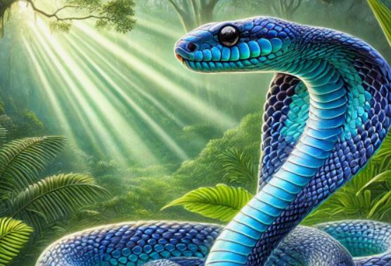 5 個夢見藍蛇的解釋：夢見藍蛇進屋、夢見藍蛇靠近-狗尾詞典